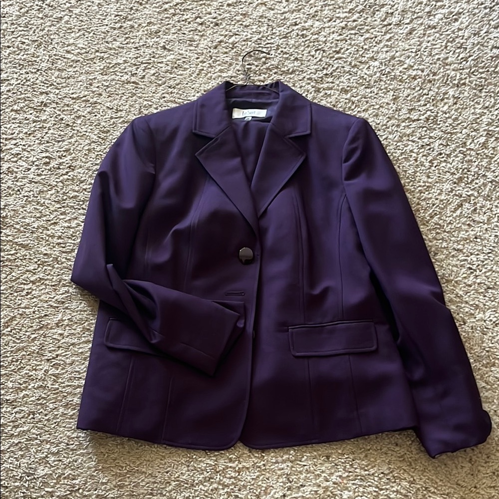Elegant Purple Women's Pant Suit